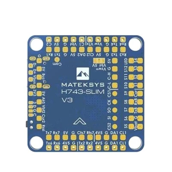 MATEKSYS H743-SLIM V3 Flight Controller Built-in No Current Sensor for RC Racing Drone Airplane Made of Plastic